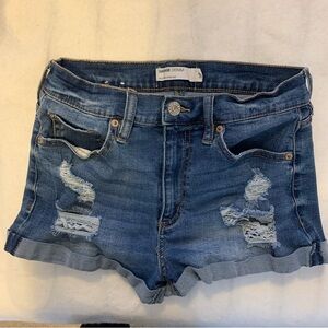 Garage Clothing High Waist Jean Shorts